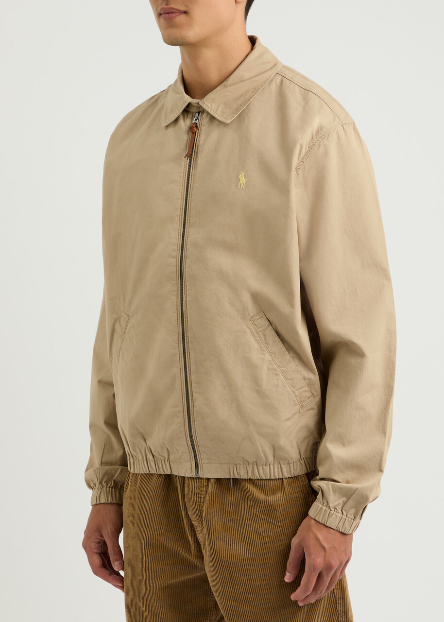 POLO RALPH LAUREN ベージュ ジップアップジャケット ▷ Polo Ralph Lauren 1/4 Zip Up Jacket | TWOVAULT