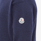 Moncler Men's Crew Neck Knit in Navy