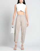Alessia Santi Womens Pants Cream