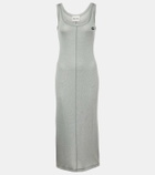 Miu Miu Knitted silk midi dress