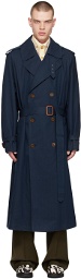 Vivienne Westwood Navy Graziano Trench Coat