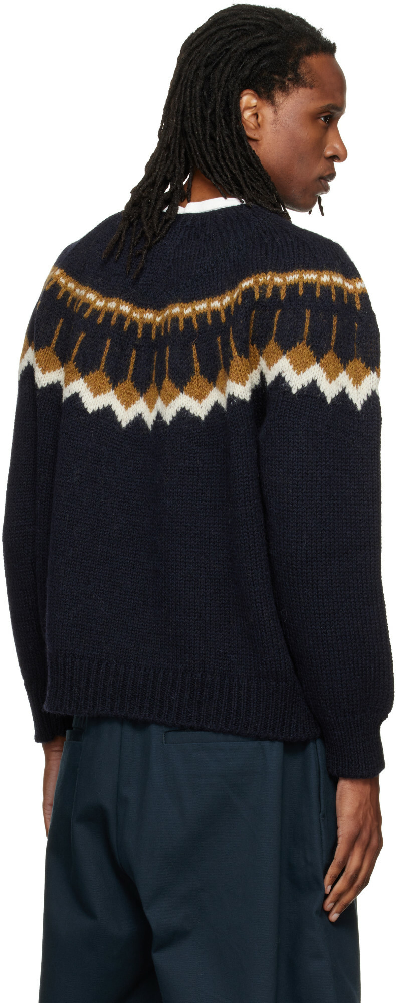 YMC Navy Jeepster Sweater