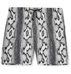 Wacko Maria - Snake-Print Shell Shorts - Gray