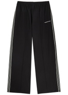 Mki Miyuki Zoku Logo-embroidered Straight-leg Jersey Track Pants Black
