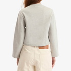 Bode Women's Heathered Cardigan in Grey