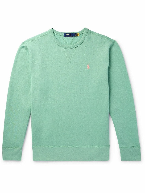 Photo: Polo Ralph Lauren - Logo-Embroidered Jersey Sweatshirt - Green