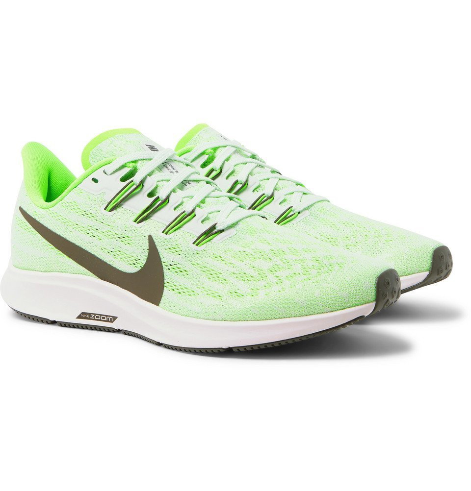 Aceptado Pautas Relámpago Nike Running - Air Zoom Pegasus 36 Mesh Running Sneakers - Green Nike  Running