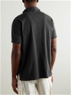 James Perse - Slim-Fit Supima Cotton Polo Shirt - Gray