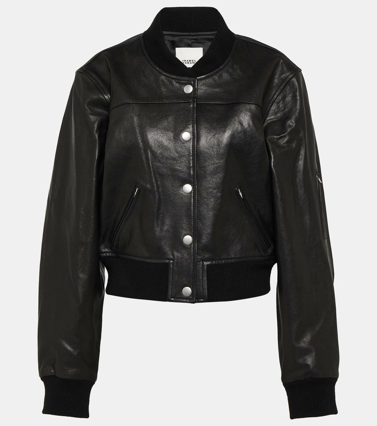 Isabel Marant Adriel leather bomber jacket Isabel Marant