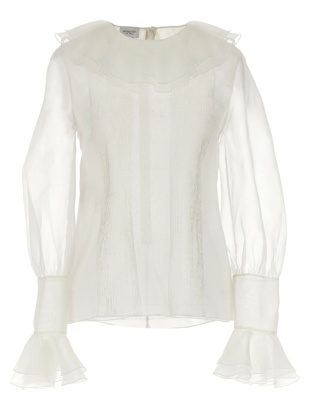 Photo: Giambattista Valli Ruffle Collar Shirt