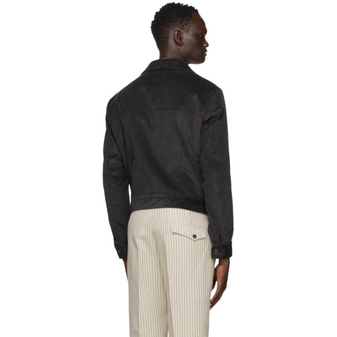 ジャケット・アウター martin asb jorn Martin Asbjorn Grey Corduroy Dawn Shirt Jacket Martin Asbjorn