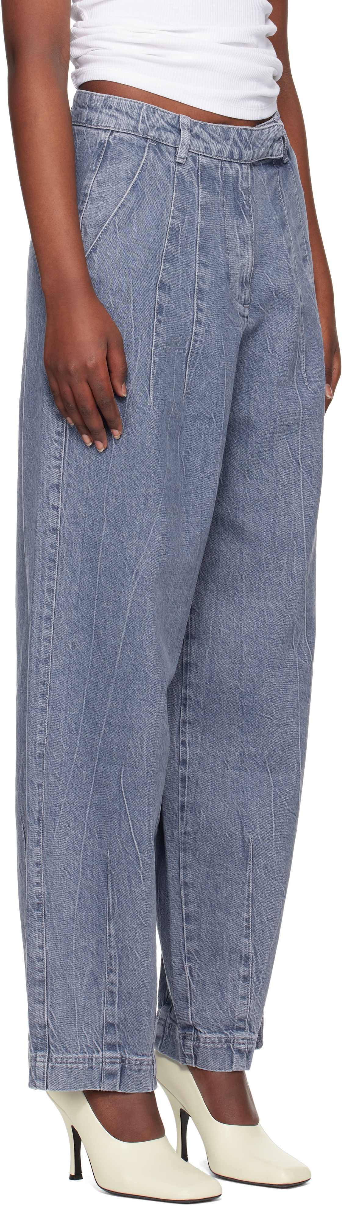 REMAIN Birger Christensen Blue Cocoon Jeans