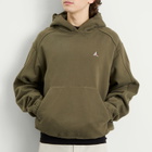 ROA Men's Logo 490Gsm Hoodie in Olive