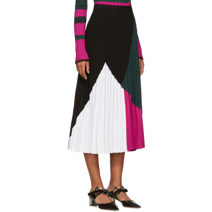 Proenza Schouler Multicolor Pleated Knit Skirt Proenza Schouler