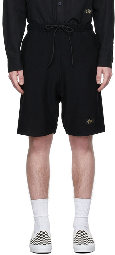 Photo: Advisory Board Crystals Black Cotton Shorts