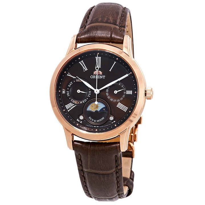 Photo: Orient Sun and Moon Brown Sunray Dial Ladies Watch RA-KA0002Y10B