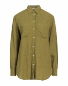 Massimo Alba Womens Shirt Military in Green