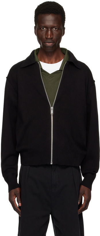 Photo: Han Kjobenhavn Black Zip Cardigan