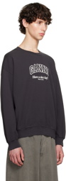 GANNI Black Isoli Sweatshirt