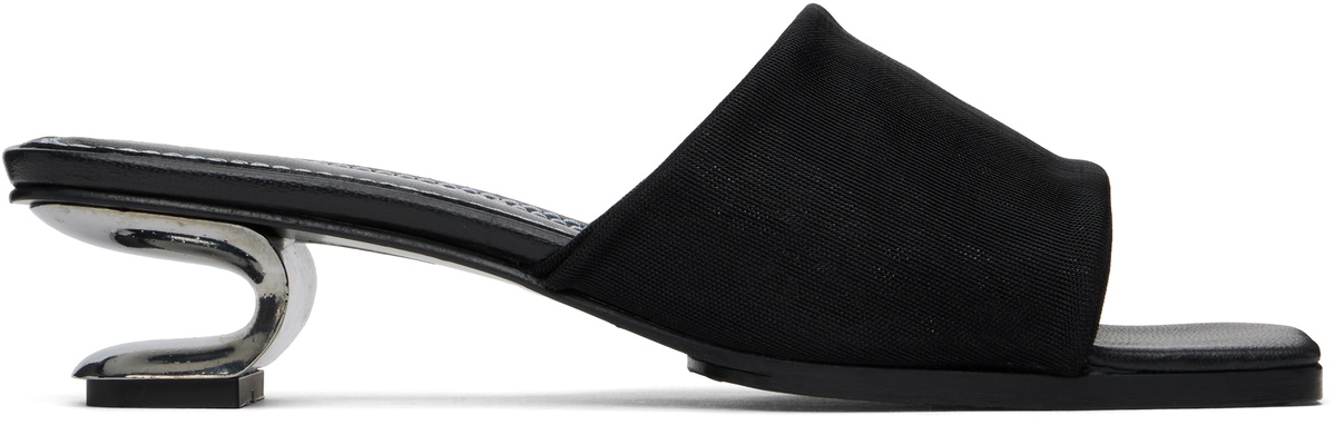 Nicole Saldaña Black Sarah Heeled Sandals
