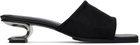 Nicole Saldaña Black Sarah Heeled Sandals