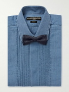 Favourbrook - Bib-Front Cotton-Chambray Shirt - Blue