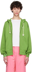 Acne Studios Green Zip Hoodie