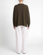 Manila Grace Womens Sweater Military in Green