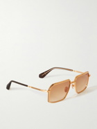 Jacques Marie Mage - Vasco Square-Frame Gold-Tone Sunglasses