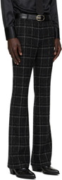 Ernest W. Baker Gray Loose Fit Flare Trousers
