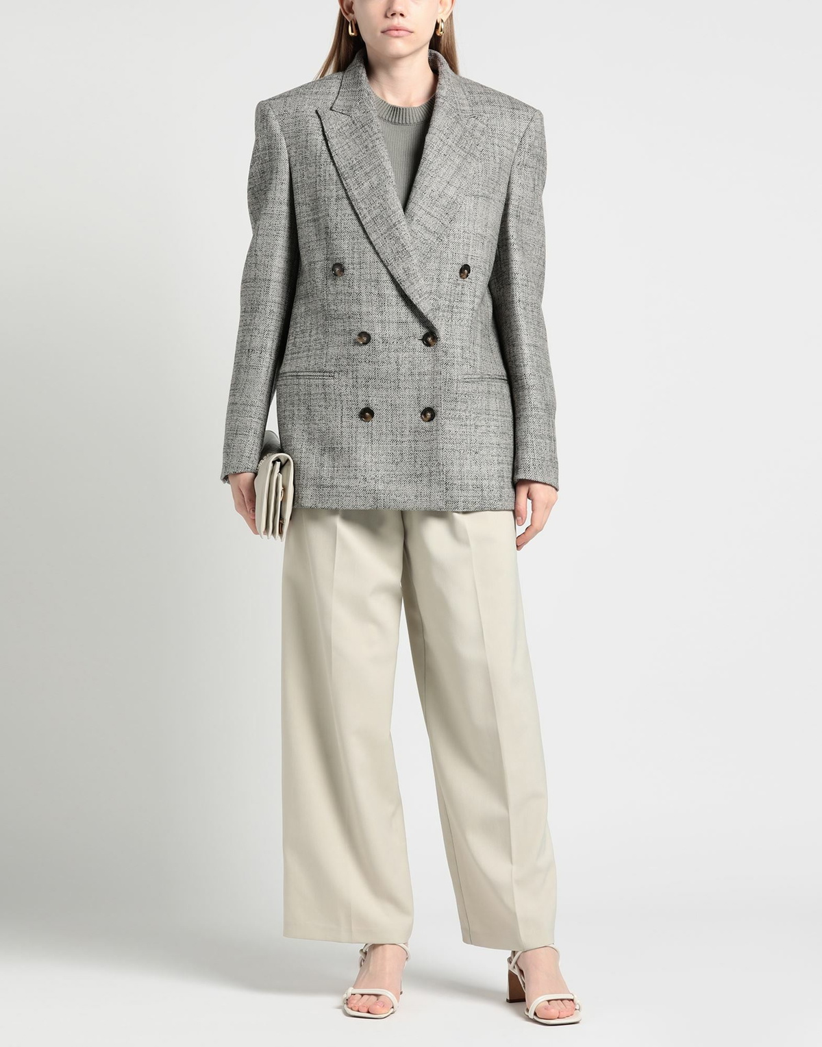 Stella Mccartney Womens Blazer in Grey