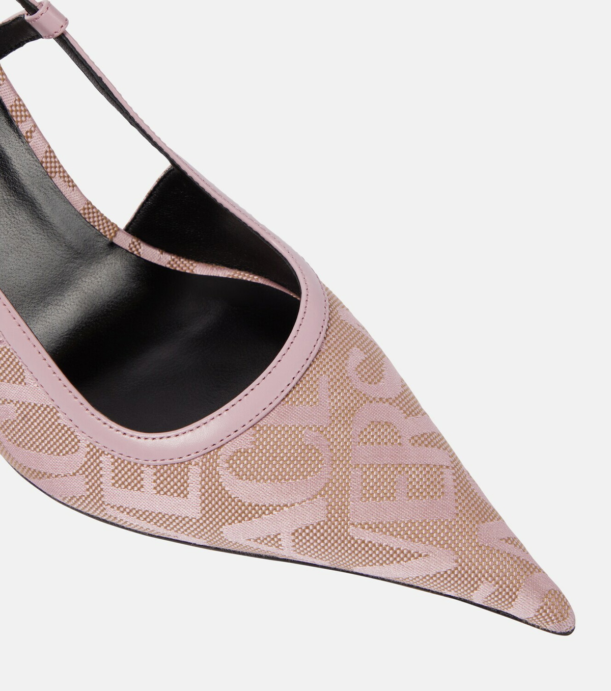 Versace Versace Allover slingback pumps