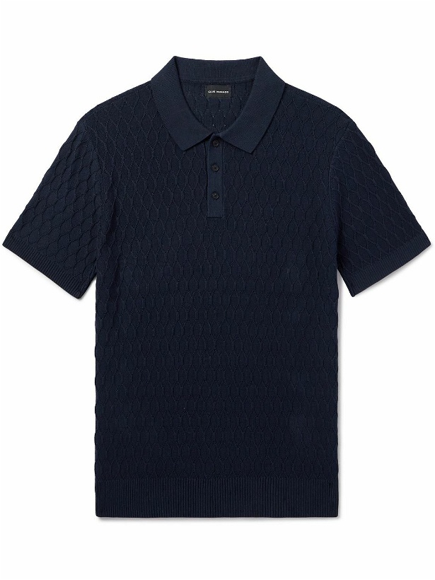 Photo: Club Monaco - Cotton Polo Shirt - Blue