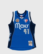 Mitchell & Ness Nba Swingman Jersey Dallas Mavericks Hall Of Fame Dirk Nowitzki #41 Blue - Mens - Jerseys