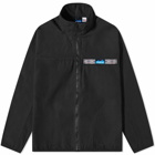 KAVU Men's Heritage Full Zip Throwshirt in Jet Black