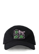 Embroidered Logo Cap in Black