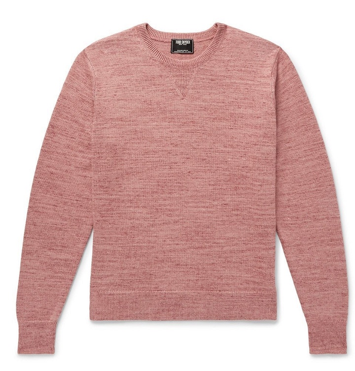 Photo: Todd Snyder - Space-Dyed Cotton and Cashmere-Blend Sweater - Pink