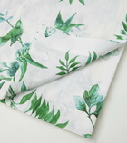 Aquazzura Casa Secret Garden Small linen tablecloth