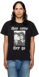 R13 Black 'They Come They Go' T-Shirt