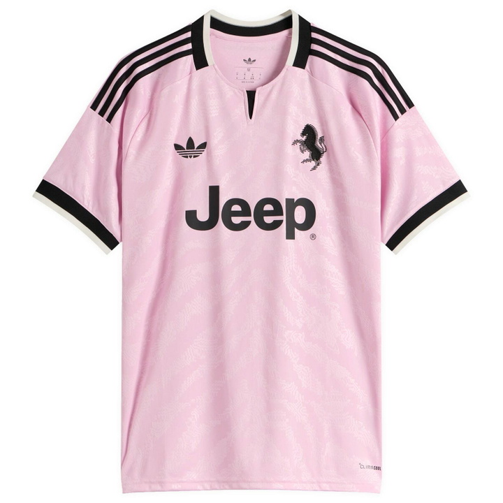 Photo: Adidas Men's Juventus FC Away Jersey in True Pink/Black