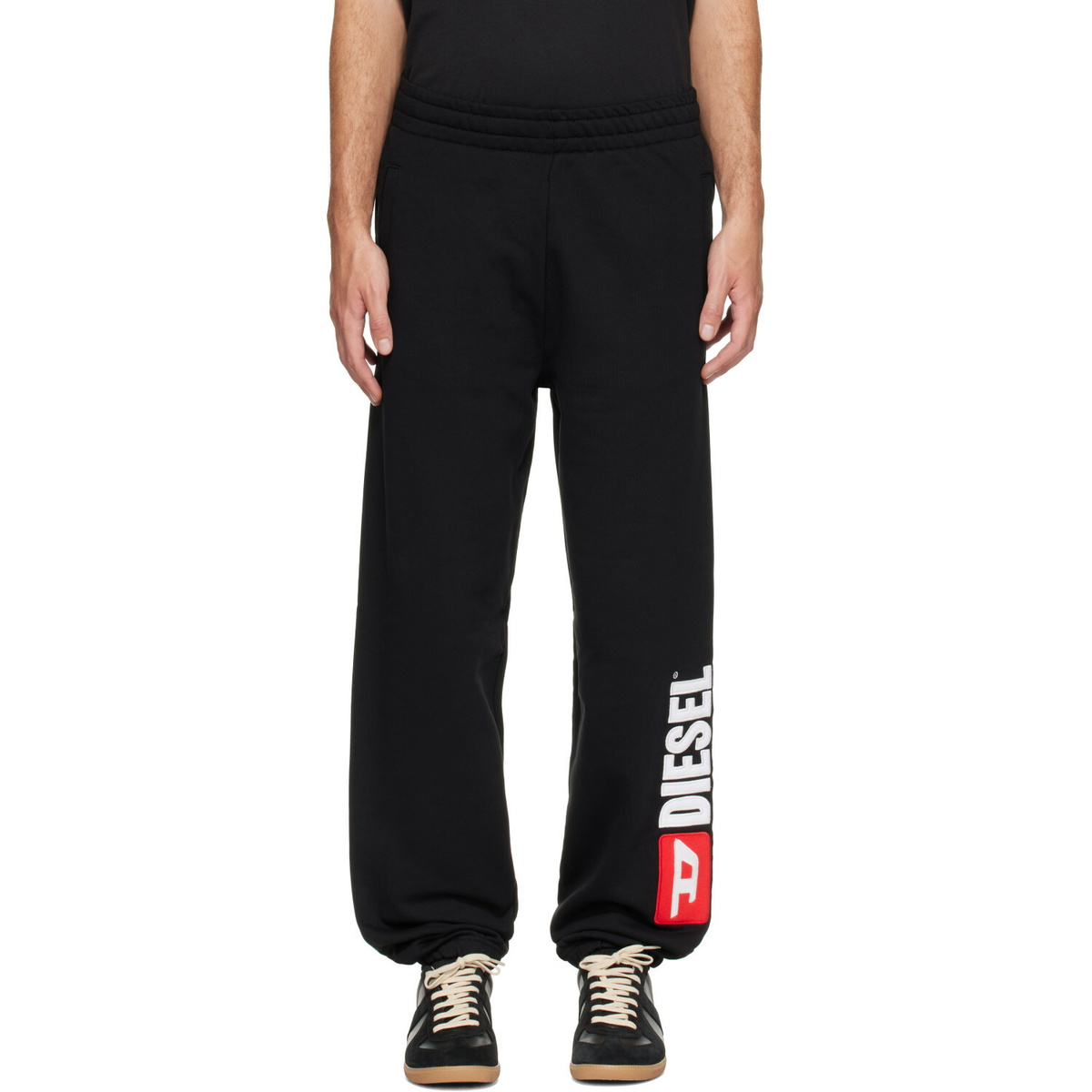 Diesel Gray P-Leo-Dev Sweatpants Diesel