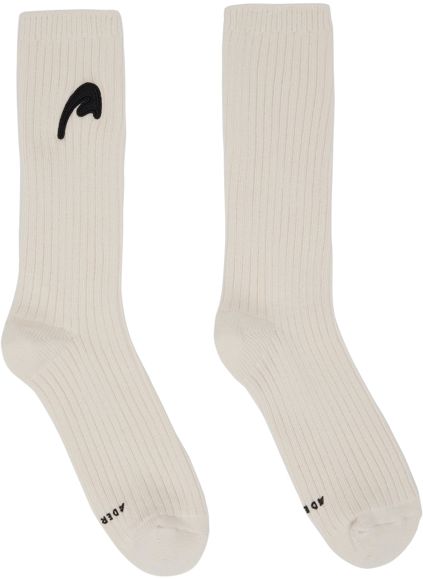 Photo: ADER error Off-White A-peec Logo Socks