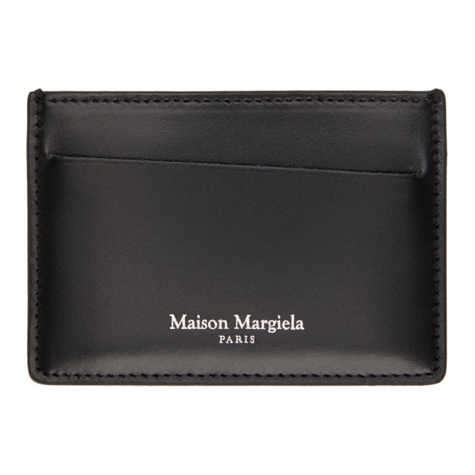 Photo: Maison Margiela Black Croc Leather Card Holder