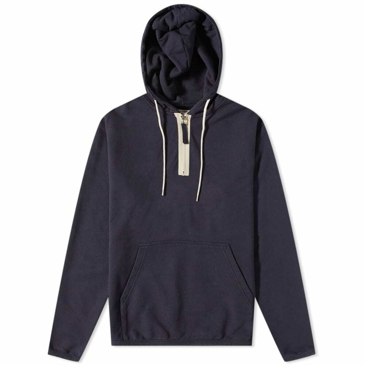 Photo: Universal Works Men's Beach Hoody in Navy