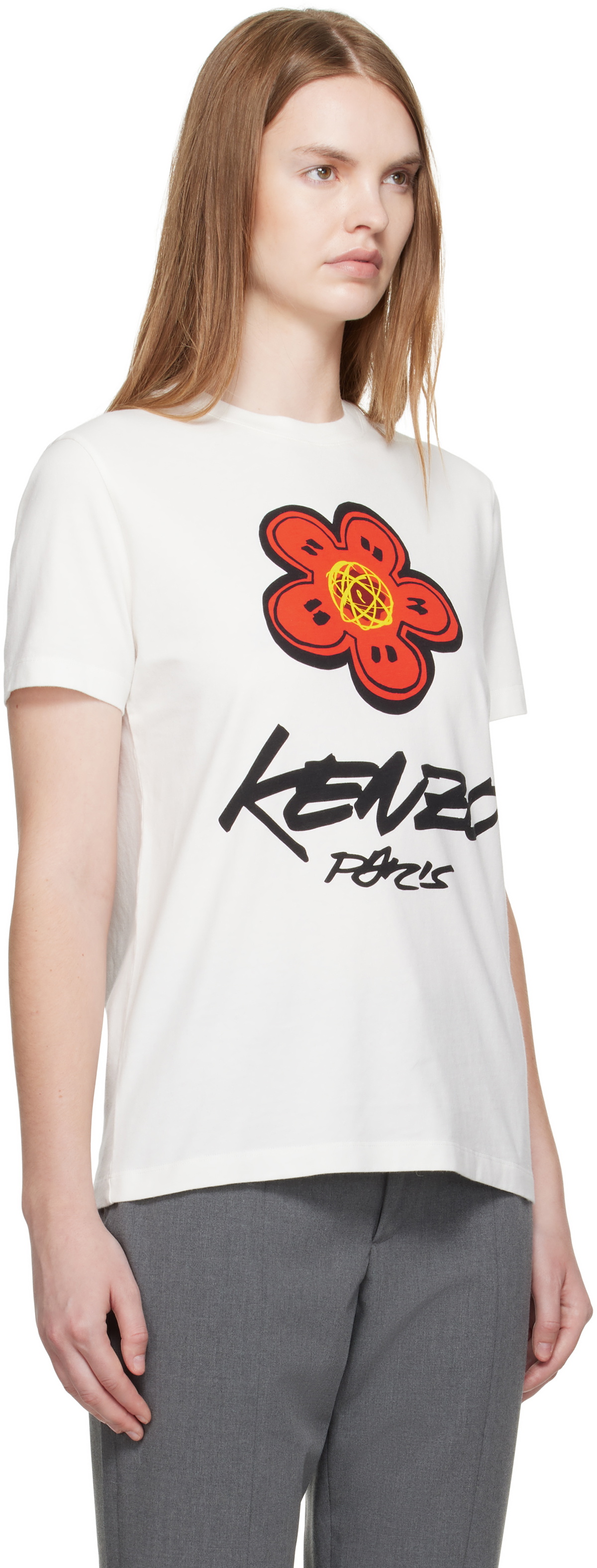 Kenzo Off-White Kenzo Paris Futura 2000 Edition Loose T-shirt