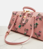 Dolce&Gabbana Vittoria Large embellished leather tote bag