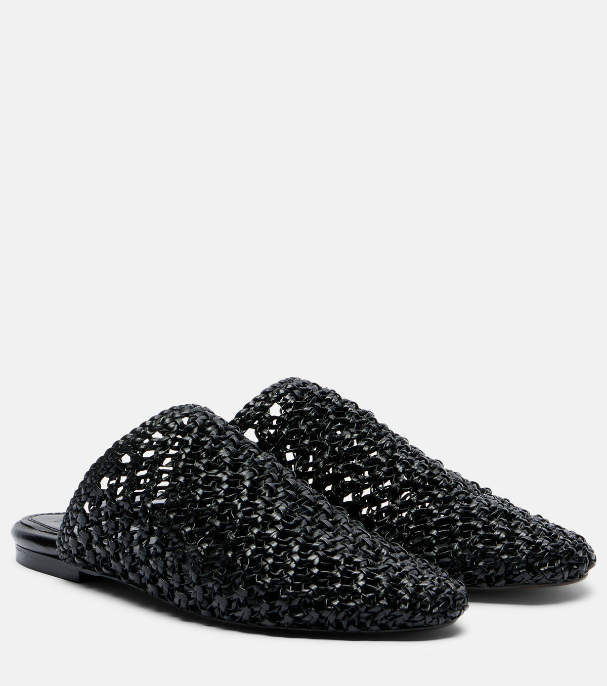 Souliers Martinez Mallorca woven leather mules