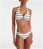 Heidi Klein Striped halterneck bikini top