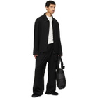 Y-3 Black Wool Tailored Blouson Jacket