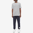 Thom Browne Men's Back Stripe Pique T-Shirt in Light Grey